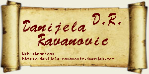 Danijela Ravanović vizit kartica